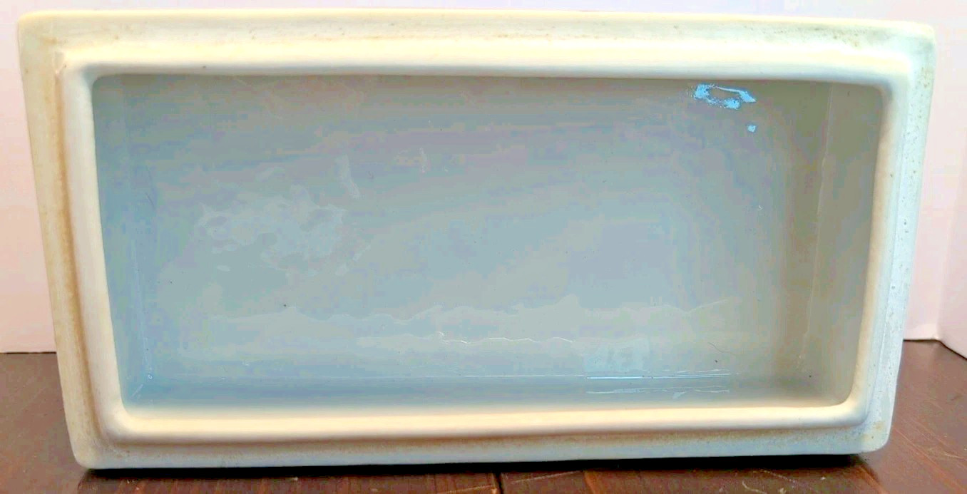 Chinese Blue & White Square Box w/Lid Porcelain Hand Painted Stamped. Qianlong?