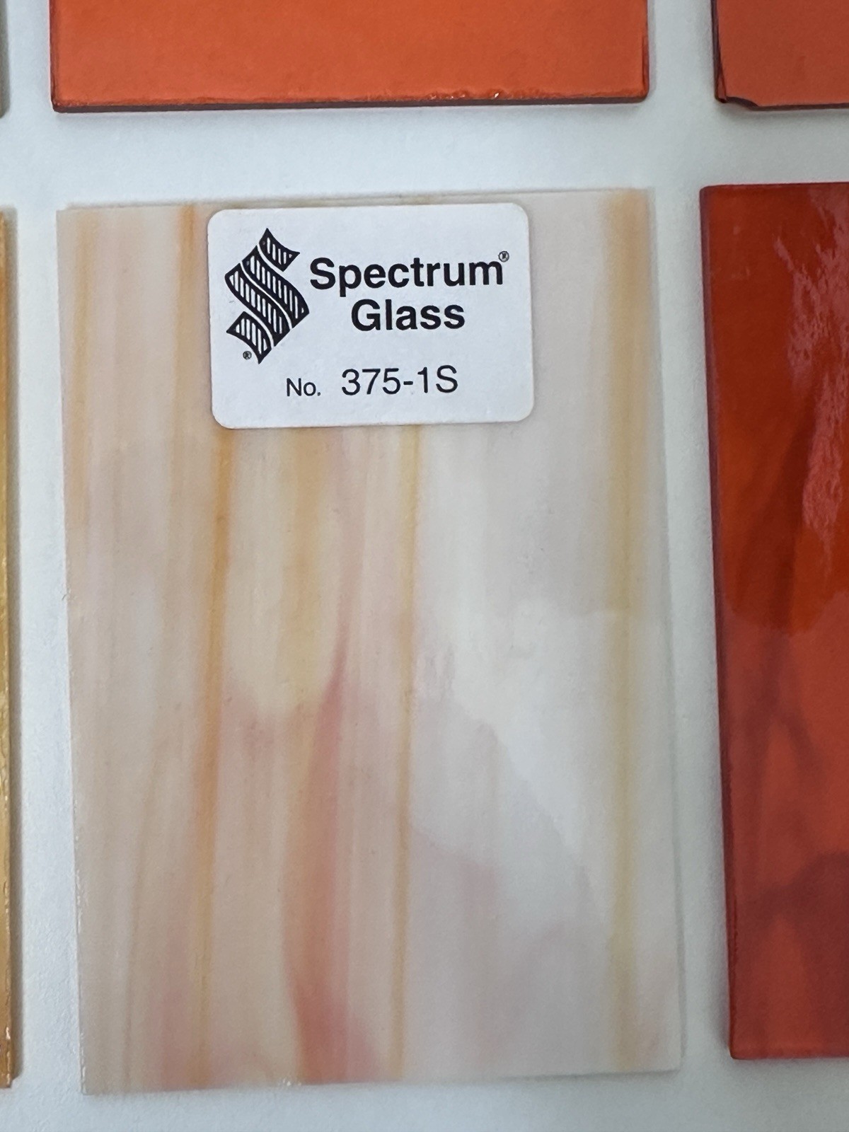Spectrum Glass Bundle Orange Amber Artique Waterglass Rough Rolled Opal Lot
