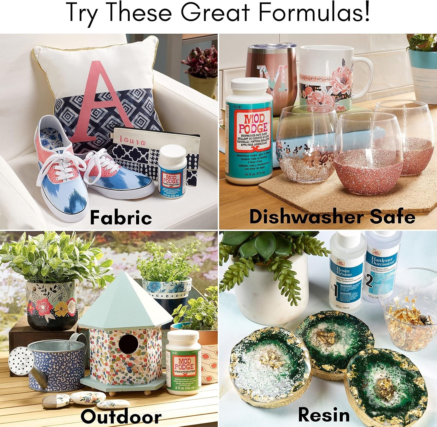 Mod Podge Matte Sealer, Glue & Finish: All-in-One Craft Solution- Quick Dry, …