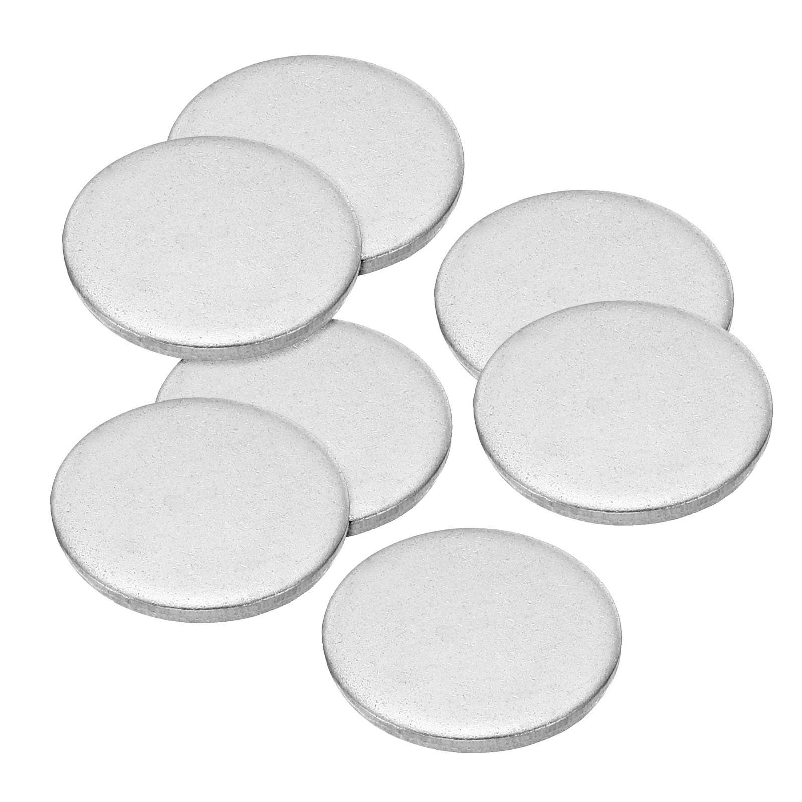 25mm Steel Disc, 40Pcs Round Metal Stamping Blanks Tags Circle Stainless Steel