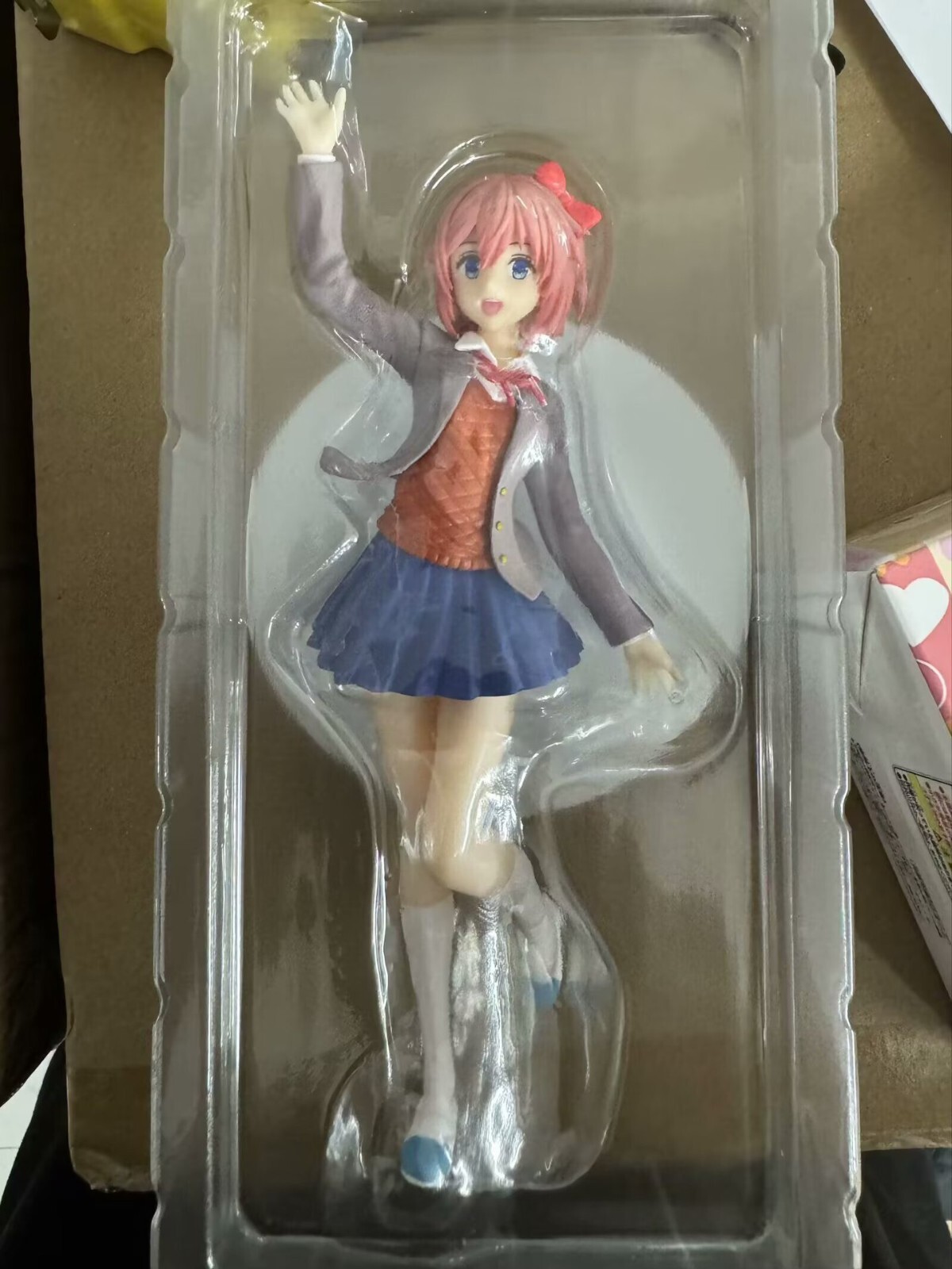 Doki Doki Literature Club! Sayori Figure Model Anime Collection Decor Toy 18cm