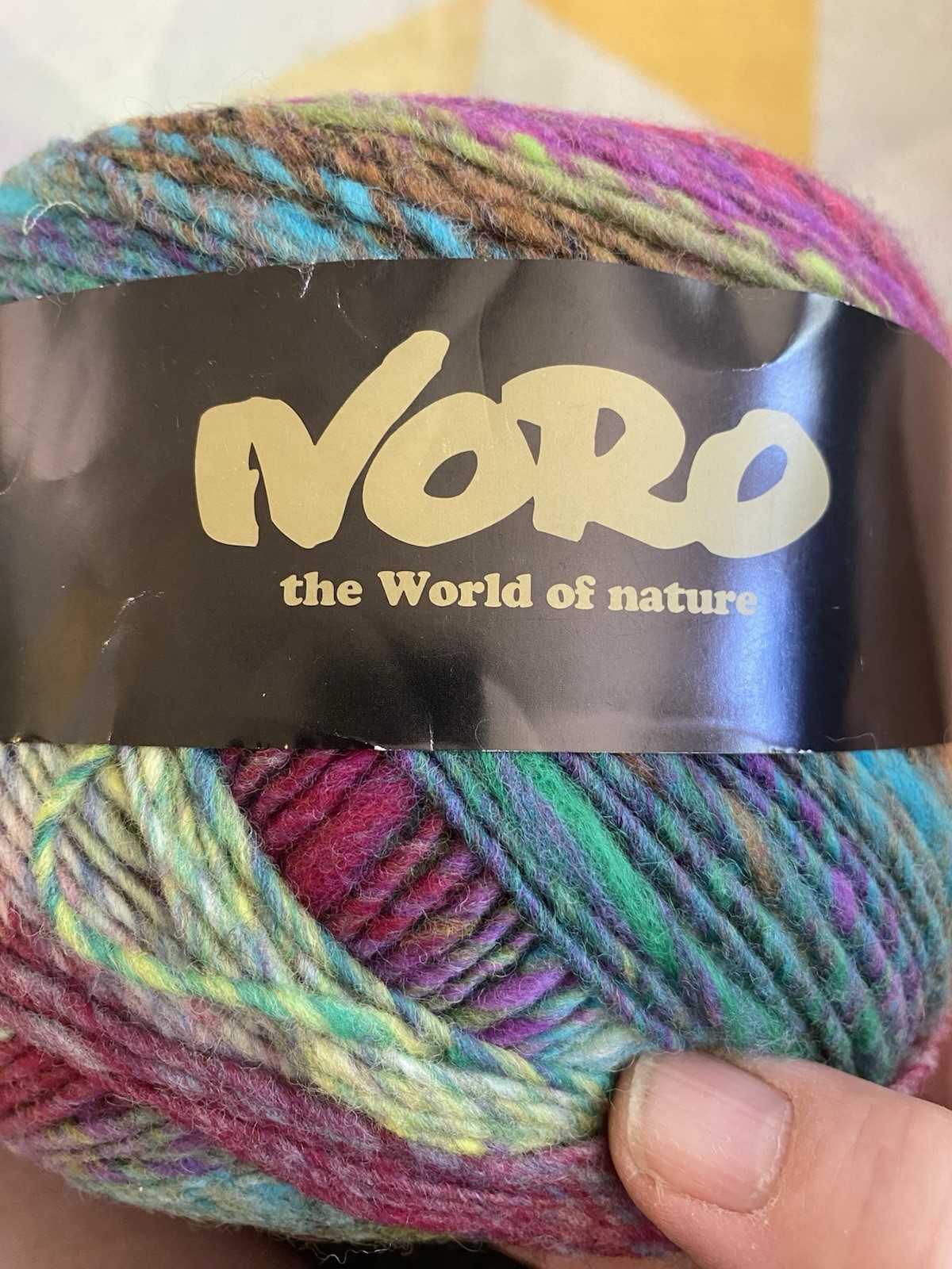 Noro Self-Striping Yarn Ball Multicolor Worsted Weight Col. 1