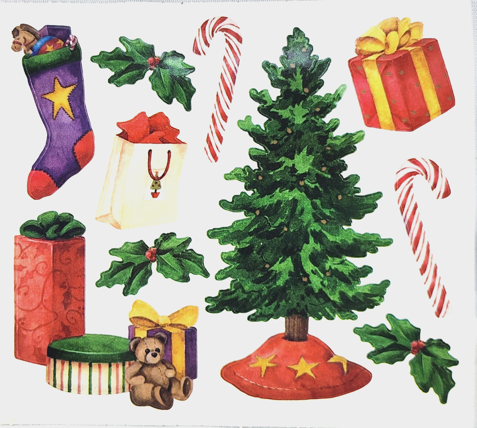 2004 Frances Meyer Christmas Morning Stickers Rare Vintage Scrapbooking New