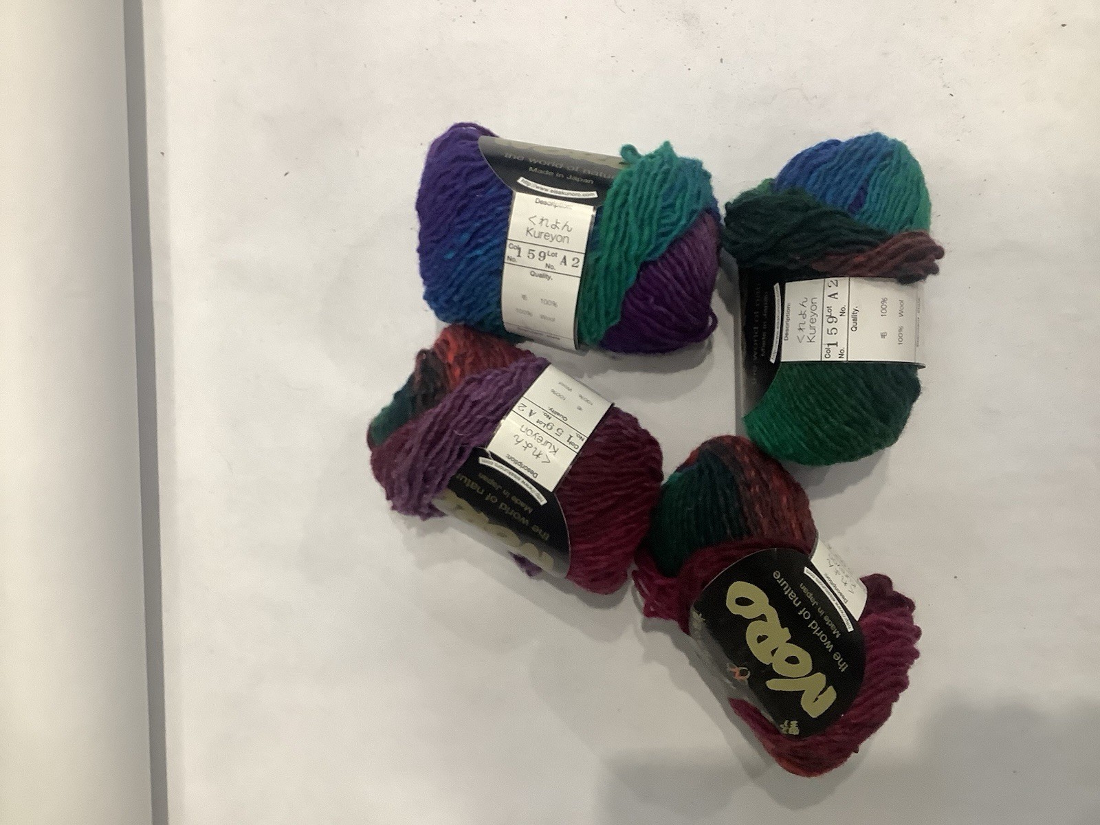 Noro Kureyon Yarn 100% Wool Multicolor #159 50g 100m Made in Japan