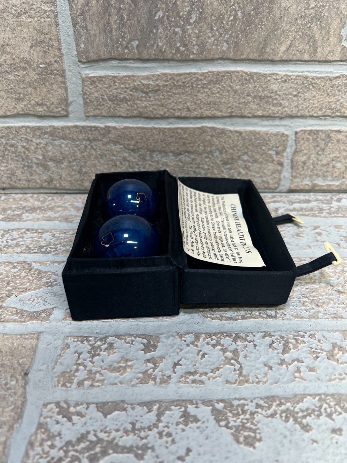 Vintage Chinese Health Baoding Music Balls Pheonix and Dragon Cloisonne