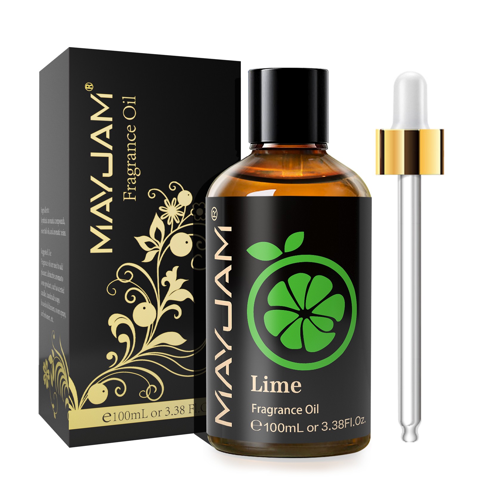 MAYJAM Fragrance Oil 3.38 oz For Candle Soap Incense Making Burners Scented Oils