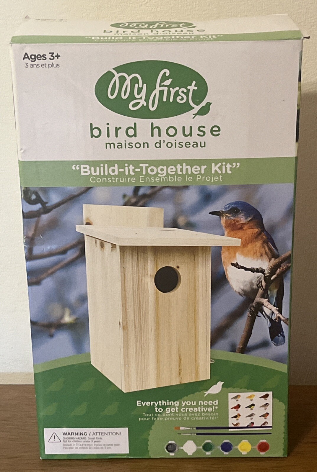 Nature’s Way My First Bird House Build It Together Kit. NIB