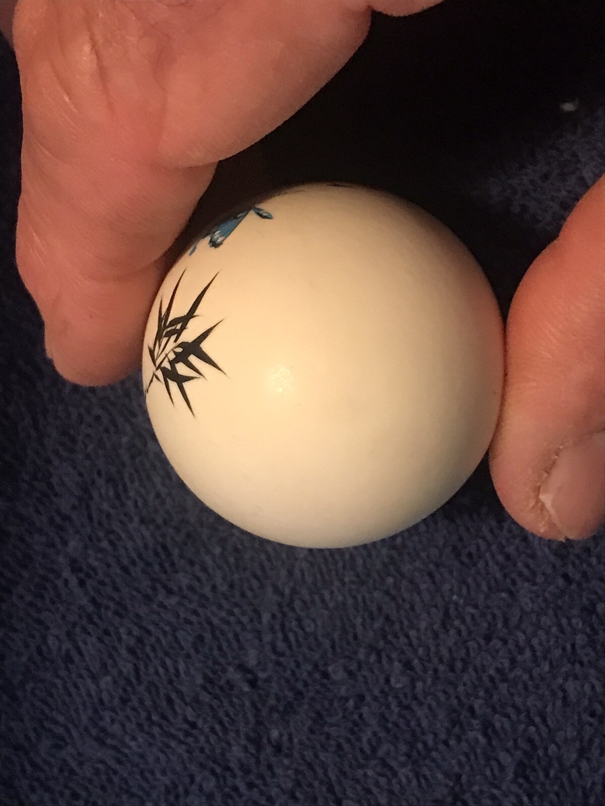 Japanese Oriental Asian Hand Painted Egg Shell Home Decor Signed Vintage