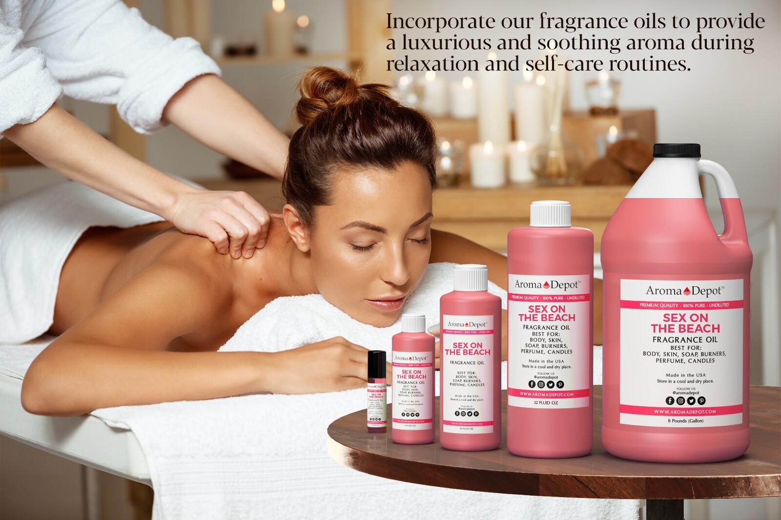 Sex on the beach Fragrance Oil for Body, Candle, Soap, Lotion, Incense, Diffuser