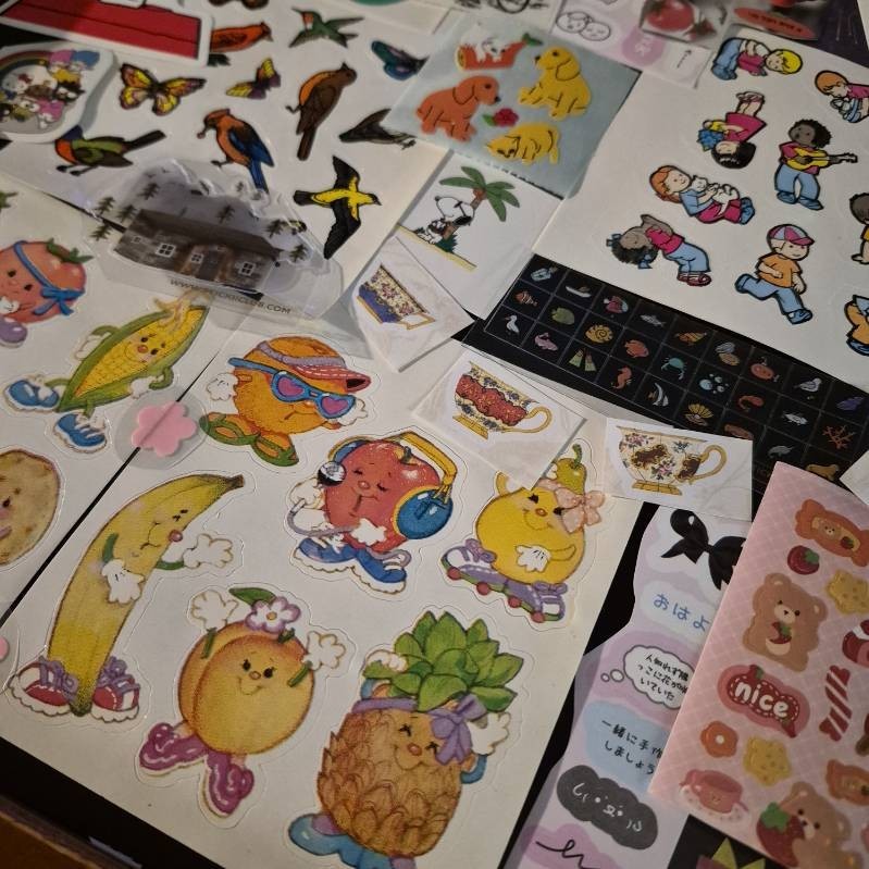 Vintage Modern Sticker Grab Bag Mystery Sandylion Stickii Club Pipsticks