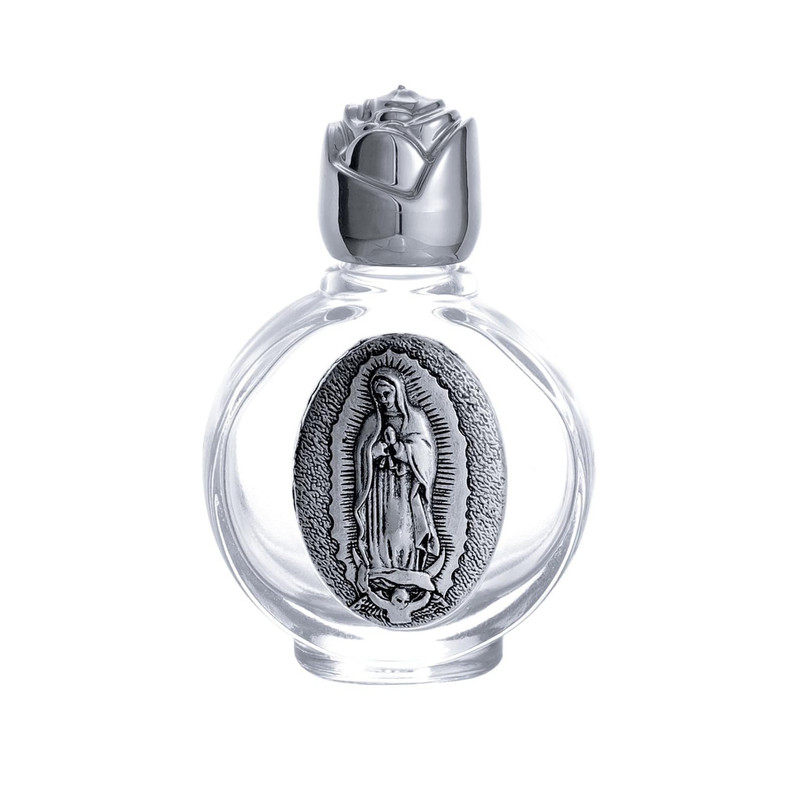 12PCS Glass Holy Water Bottle 0.5 floz Mini Holy Water Container with Embosse…