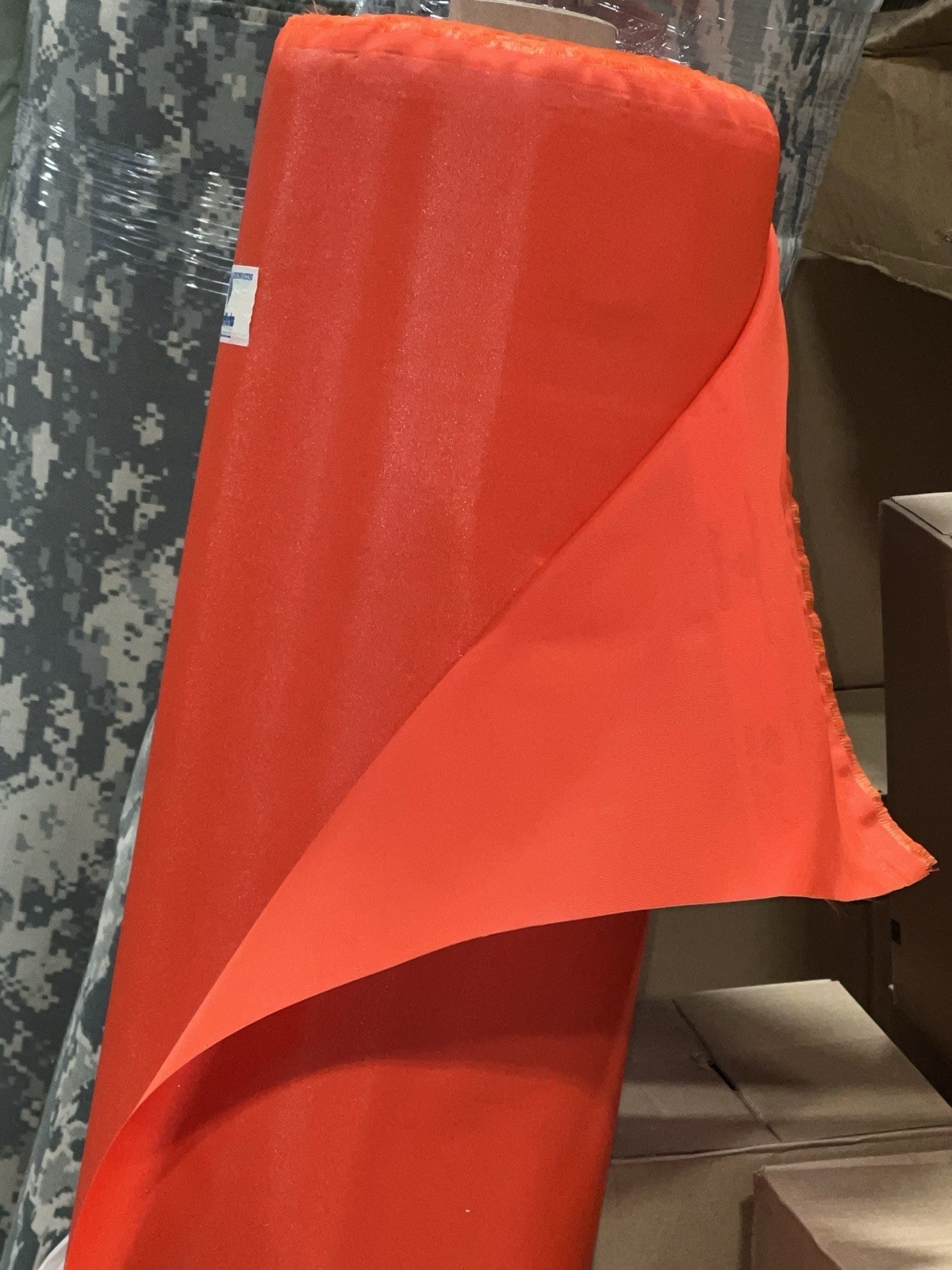 Bright Orange 400D Nylon Fabric 60” Waterproof Heavy Duty by the Yard USA