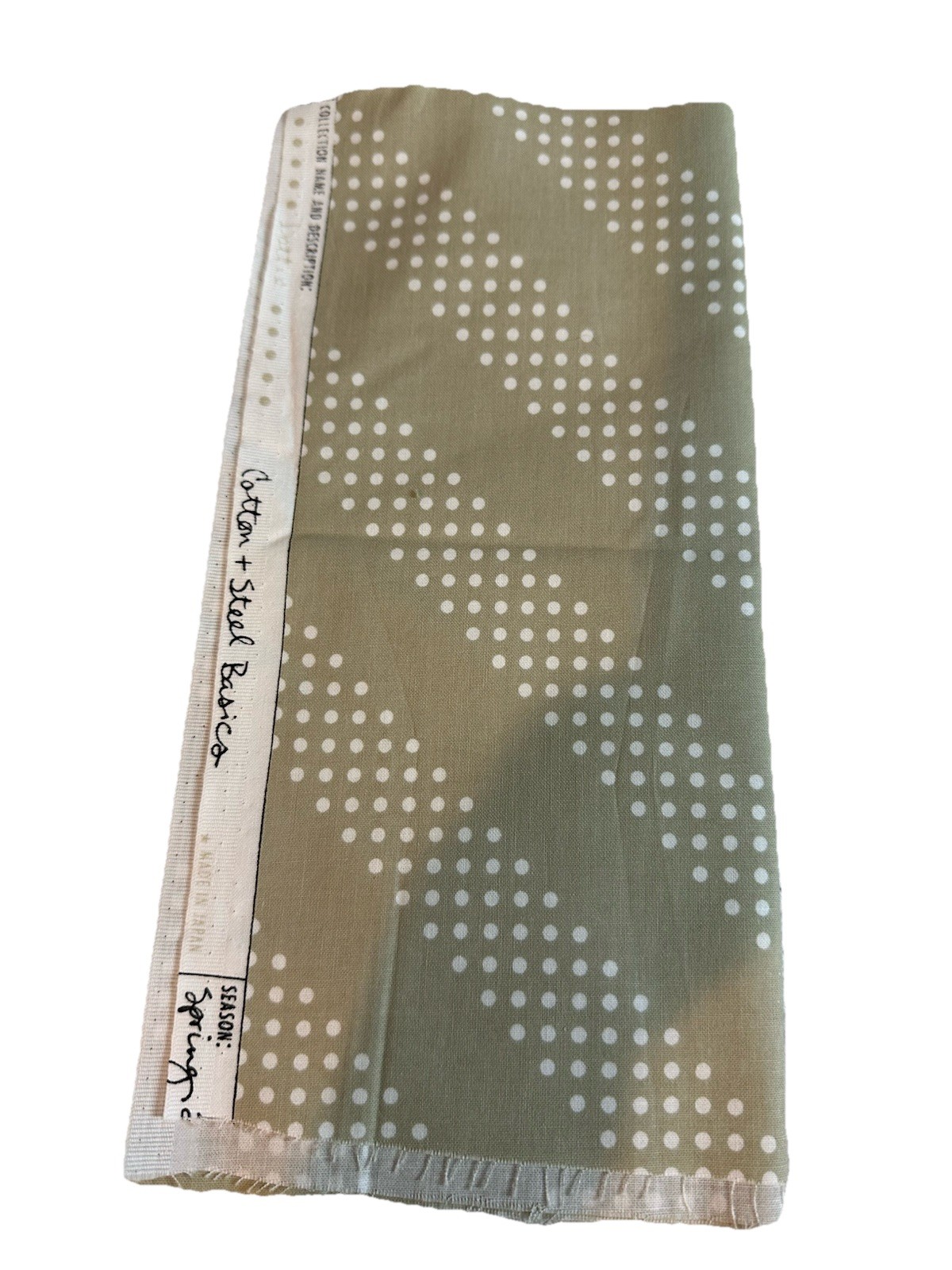 Dottie Cotton + Steel Basic 10” X 42”Yd Quilt Cotton Fabric