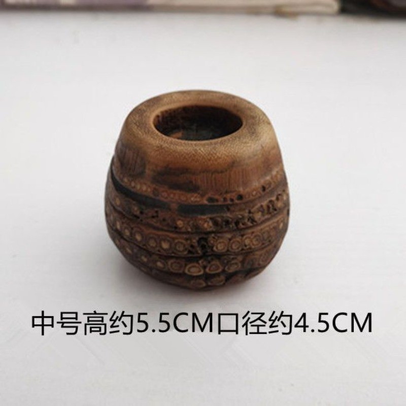Vintage Bamboo Root Incense Holder Burner Incense Stick Stand 5.5cm