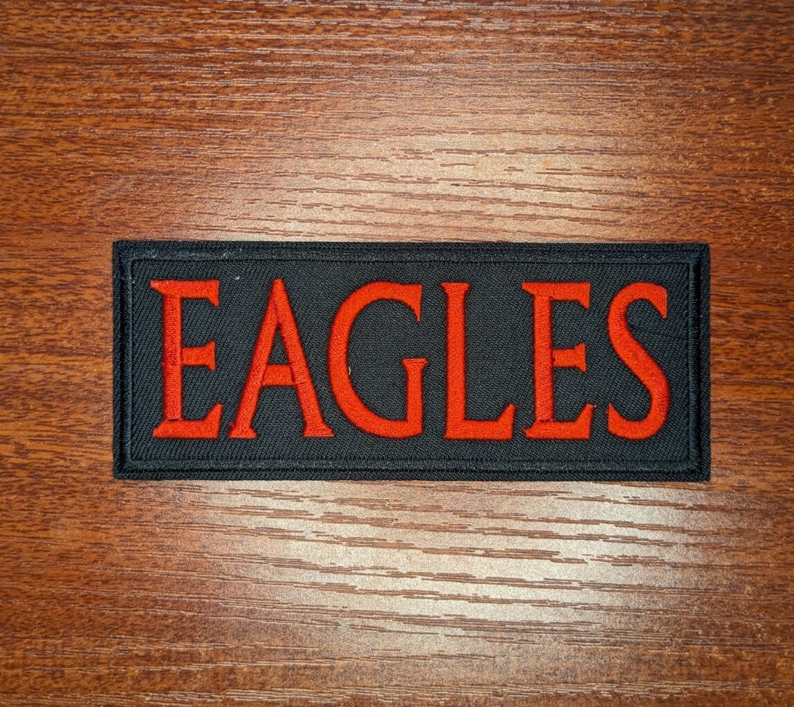The Eagles Band Patch Hotel California Desperado Embroidered Iron On 2×4.75