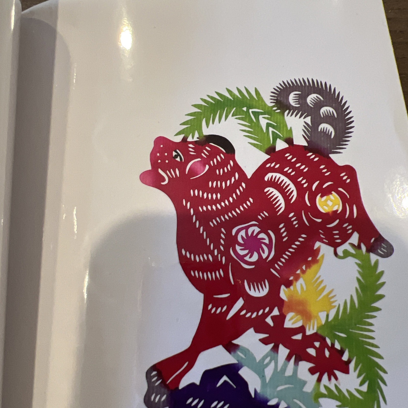 12 Pcs Vintage Chinese Paper Cutting Book 12 Chinese Zodiac Animals Multi-Color