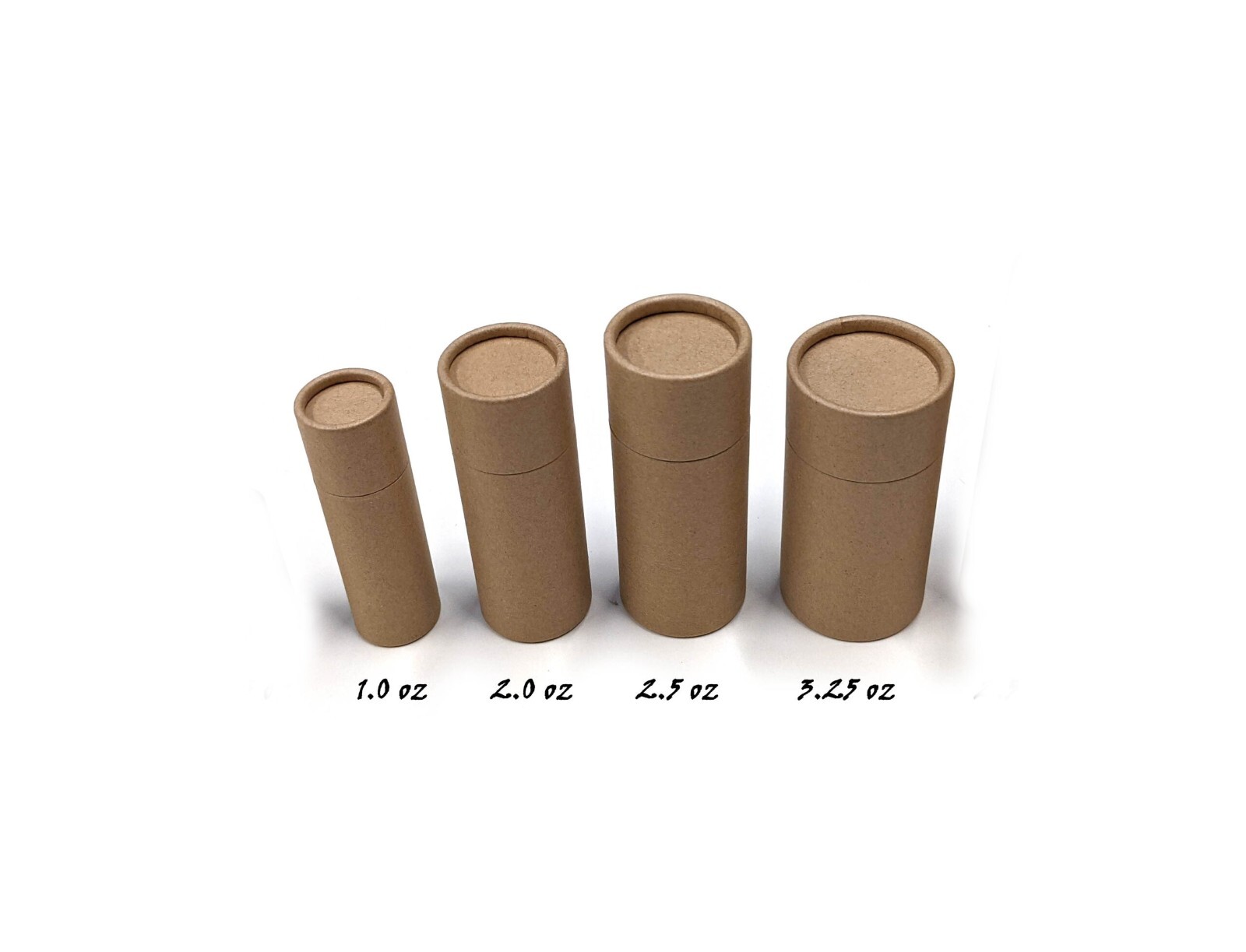 Empty Cardboard Deodorant Containers – Naturally BPA Free, Biodegradable:1-2-3oz