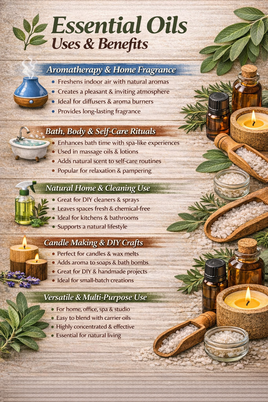 Essential Oils 10 ml – Pure & Natural – 50+ Popular Oils – GreenHealth