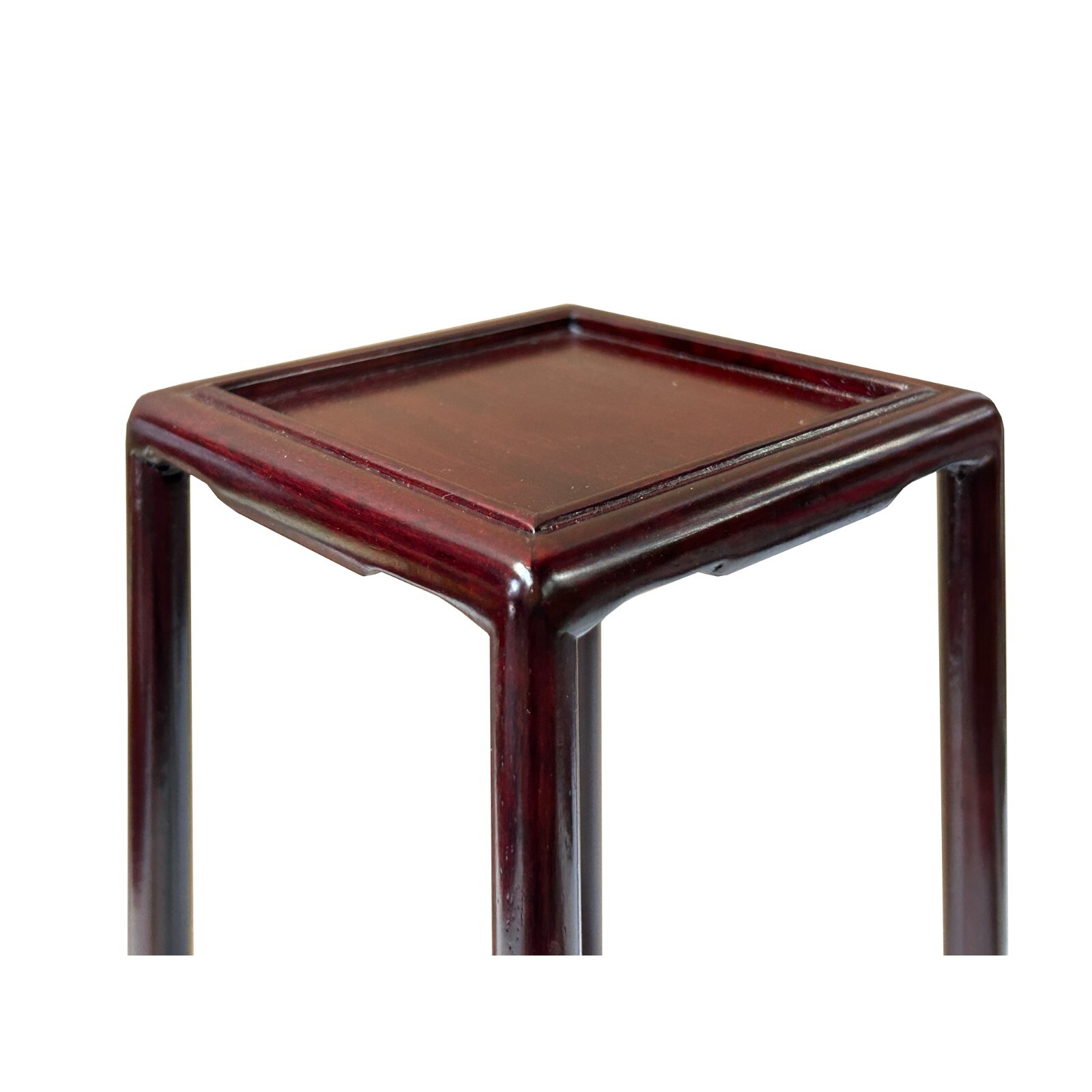 3.25″ Reddish Brown Square Slim Legs Tall Wood Display Stand Easel ws4288C