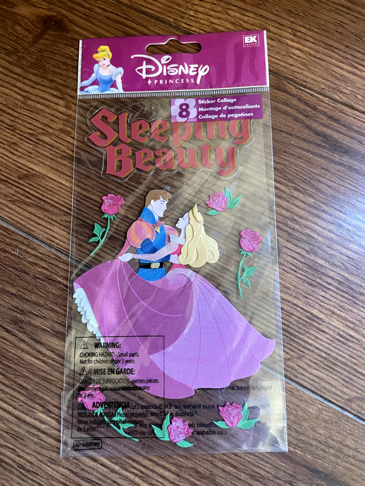 Disney princess dimensional stickers by EK Success–YOU PICK