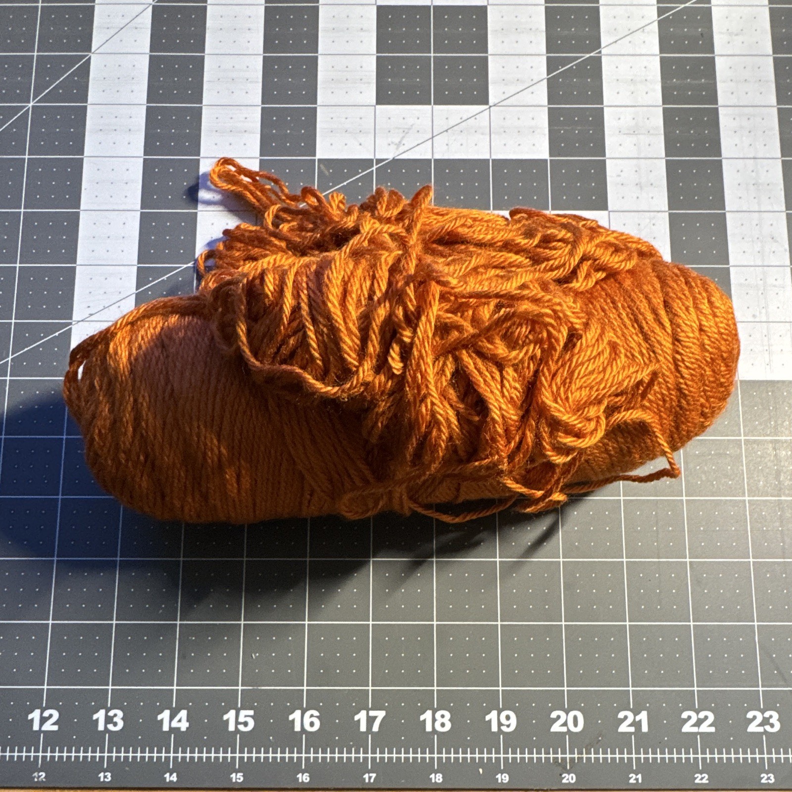 Orange Twisted Yarn Skein 5.7 oz Single Unit