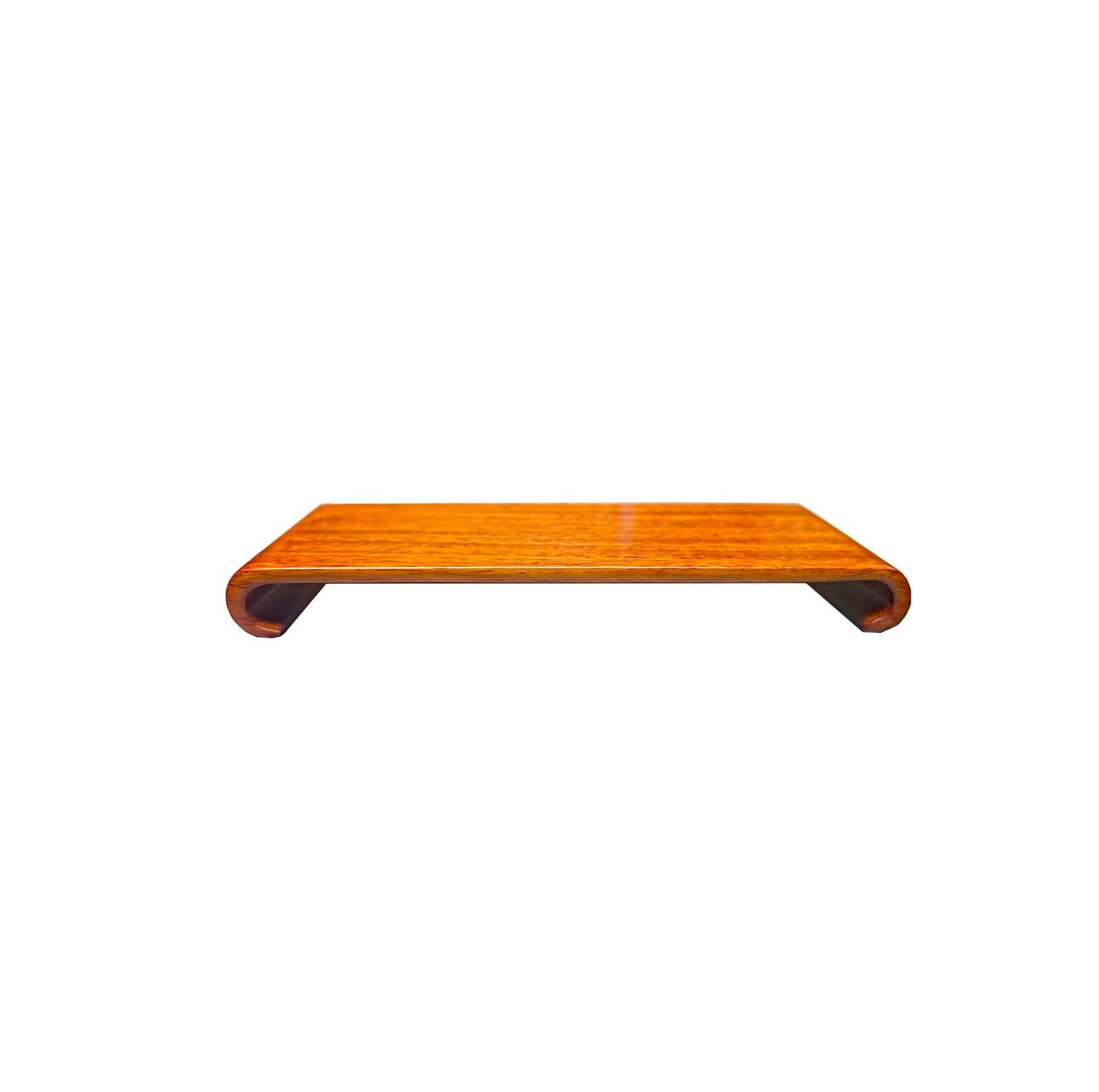 6.25″ Light Brown Wood Scroll Leg Rectangular Display Stand Riser Easel ws4055C