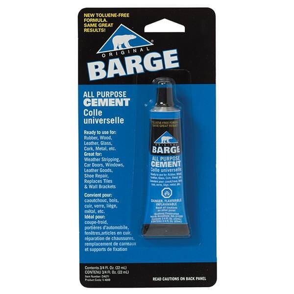 Barge All Purpose Cement Leather Rubber Wood Glass Glue 3/4 oz (22ml)