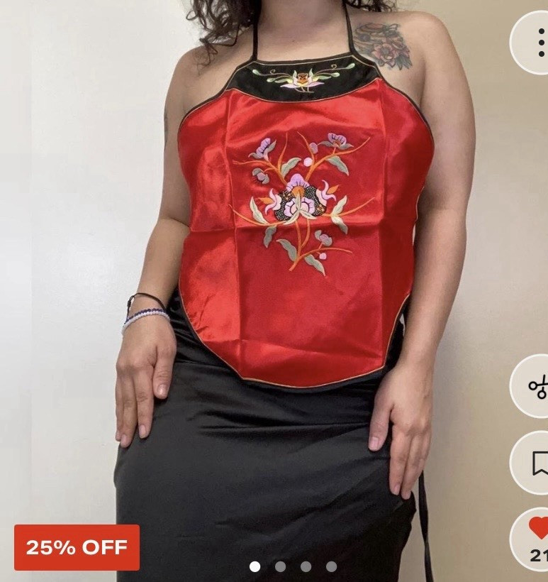 Silk Halter Top