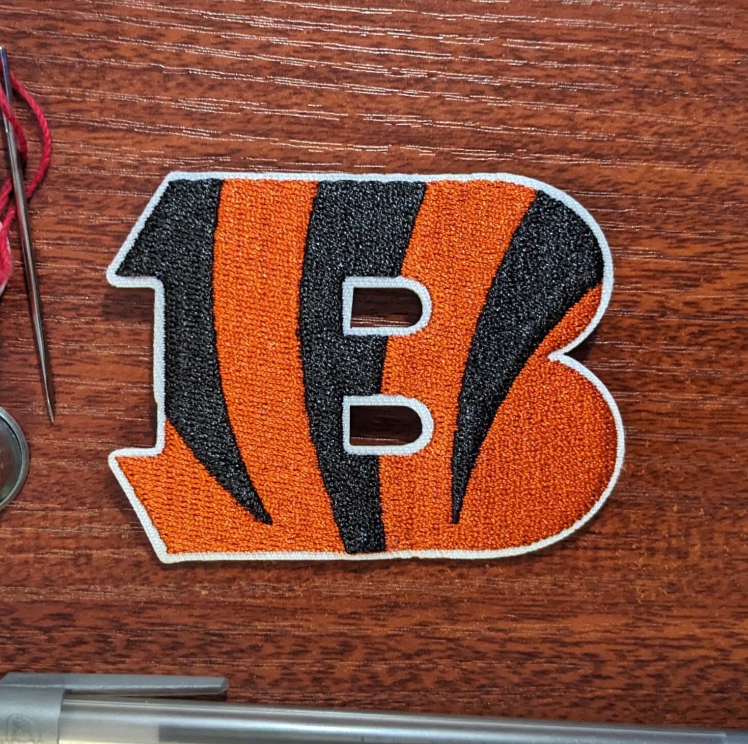 Cincinnati Bengals Patch 2.25×3″ NFL Football Who Dey Embroidered Iron On Patch