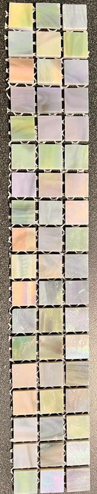 Stained Glass Mosaic Tiles 1/2″x1/2″ Iridescent (54 per set)