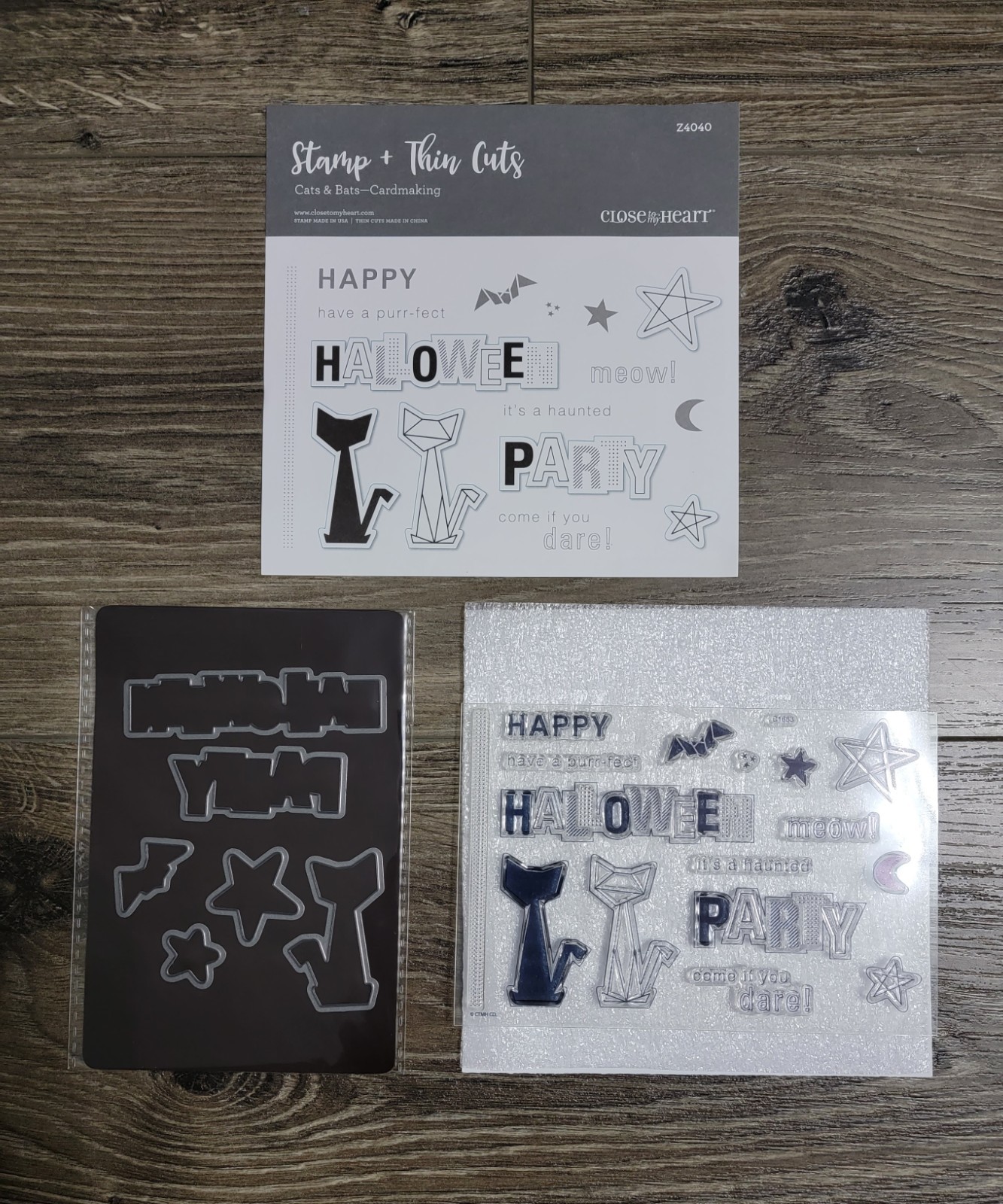 *NEW* CTMH HALLOWEEN BUNDLE Stamp Thin Cuts Washi Card Making Scrapbook