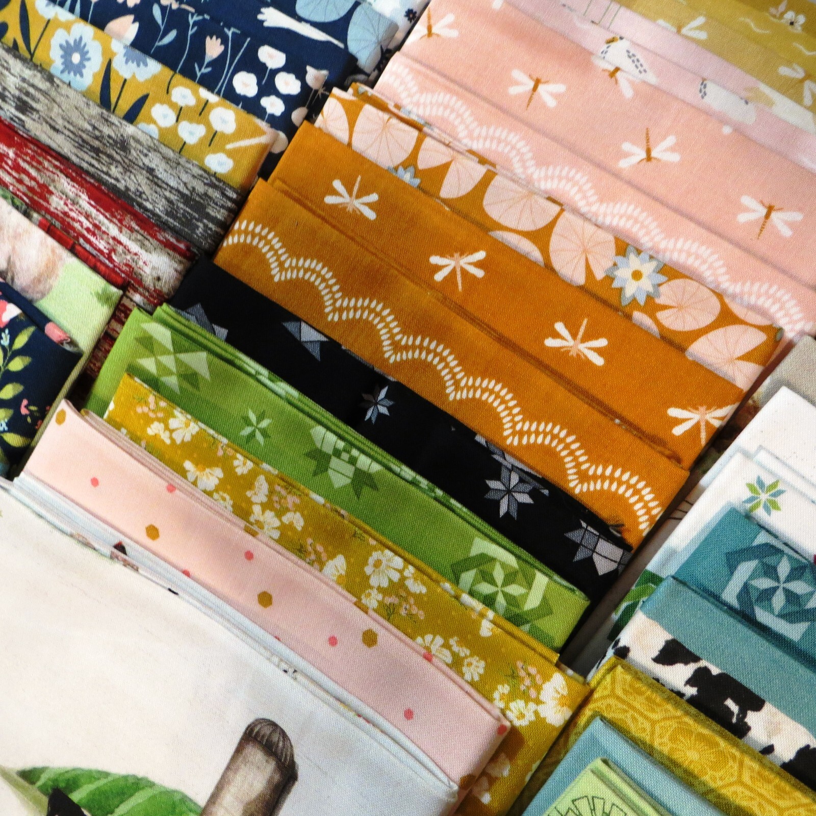 Boundless & Riley Blake Fat Quarters, FQ Cotton Fabric, $3.99 Ships Any Amount