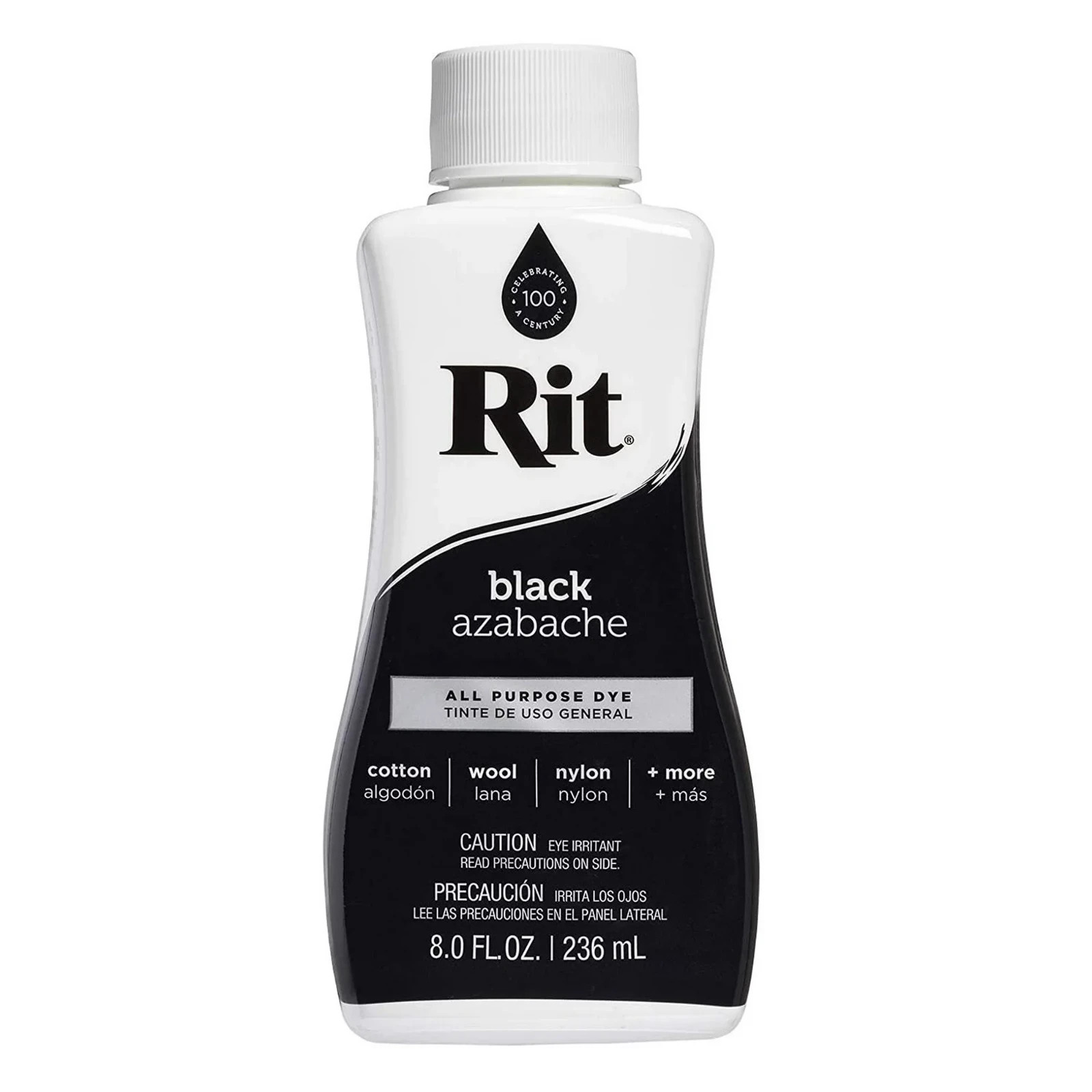 (2 pack) Rit, All Purpose Liquid Dye, Black, 8 fl oz Free Expedited Shipping