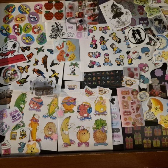 Vintage Modern Sticker Grab Bag Mystery Sandylion Stickii Club Pipsticks