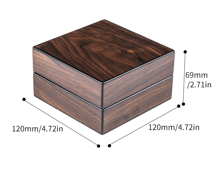 Wood Ashtray With Metal Rests Two Slot Large Home Ashtray