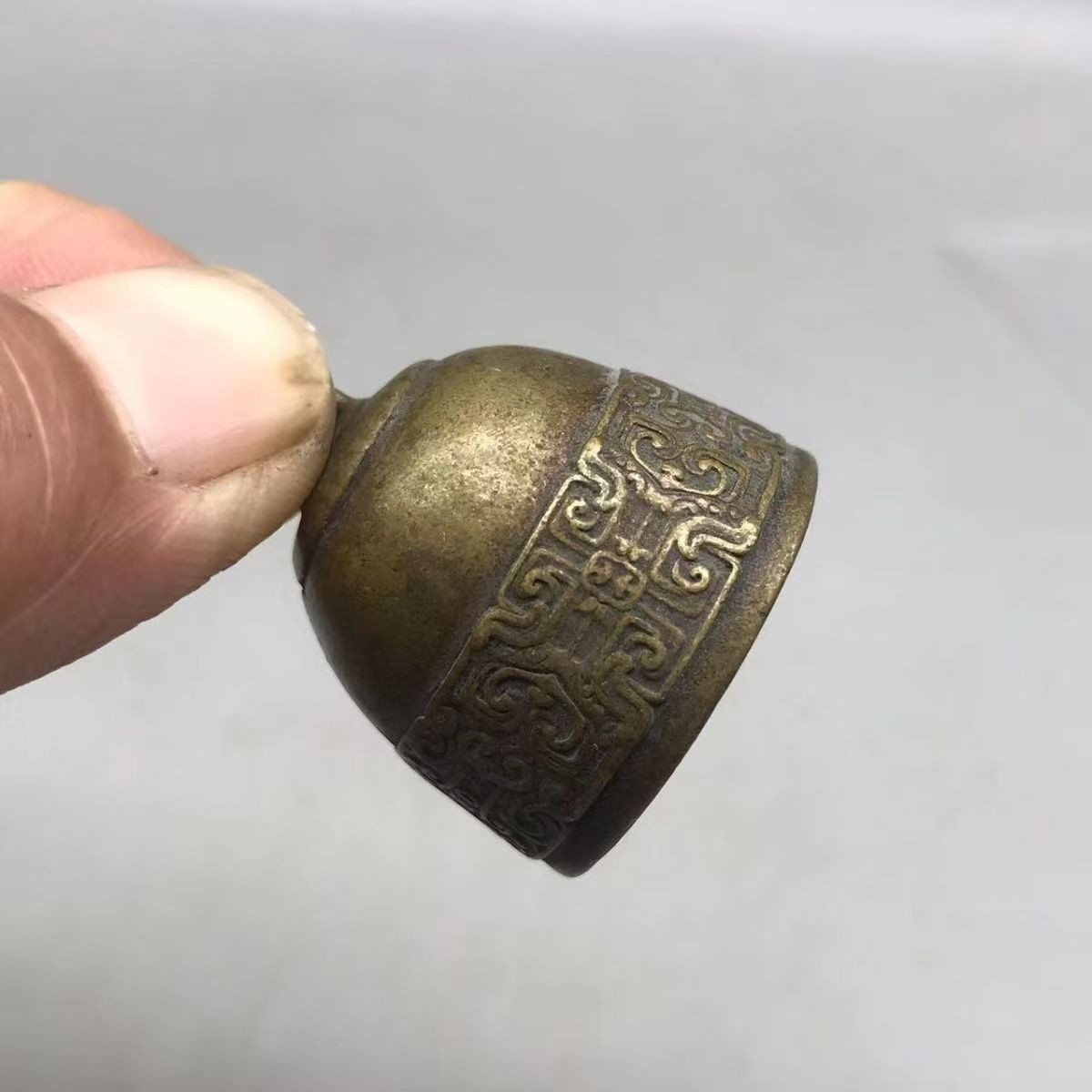 Vintage Chinese Copper Bell Pendant
