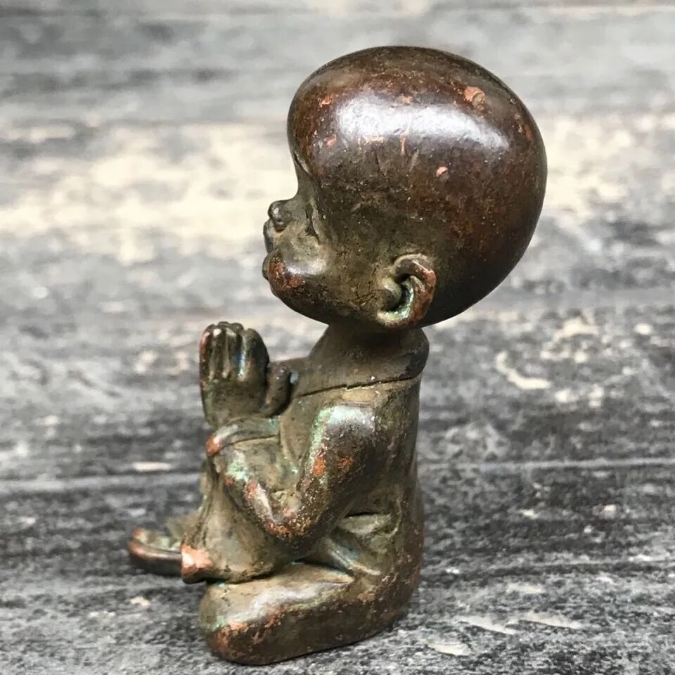 Antiques Miscellaneous Collection home Ornaments Traveler Monk Desktop Crafts