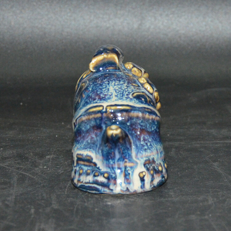3.5″ Collect Chinese Accidental Colouring Porcelain Fancy Glaze Water Drop