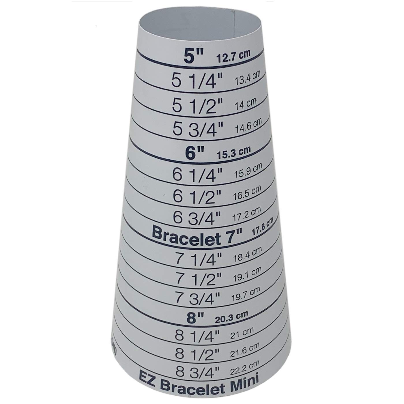 EURO TOOL Ez Sizer, Bracelet Mandrel, Travel Size | GAU-110.10 9 inch, White
