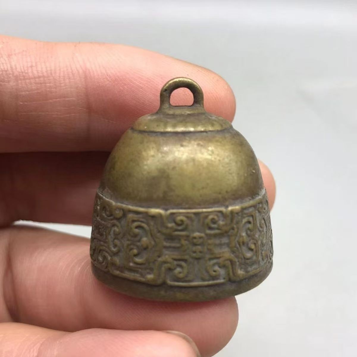 Vintage Chinese Copper Bell Pendant