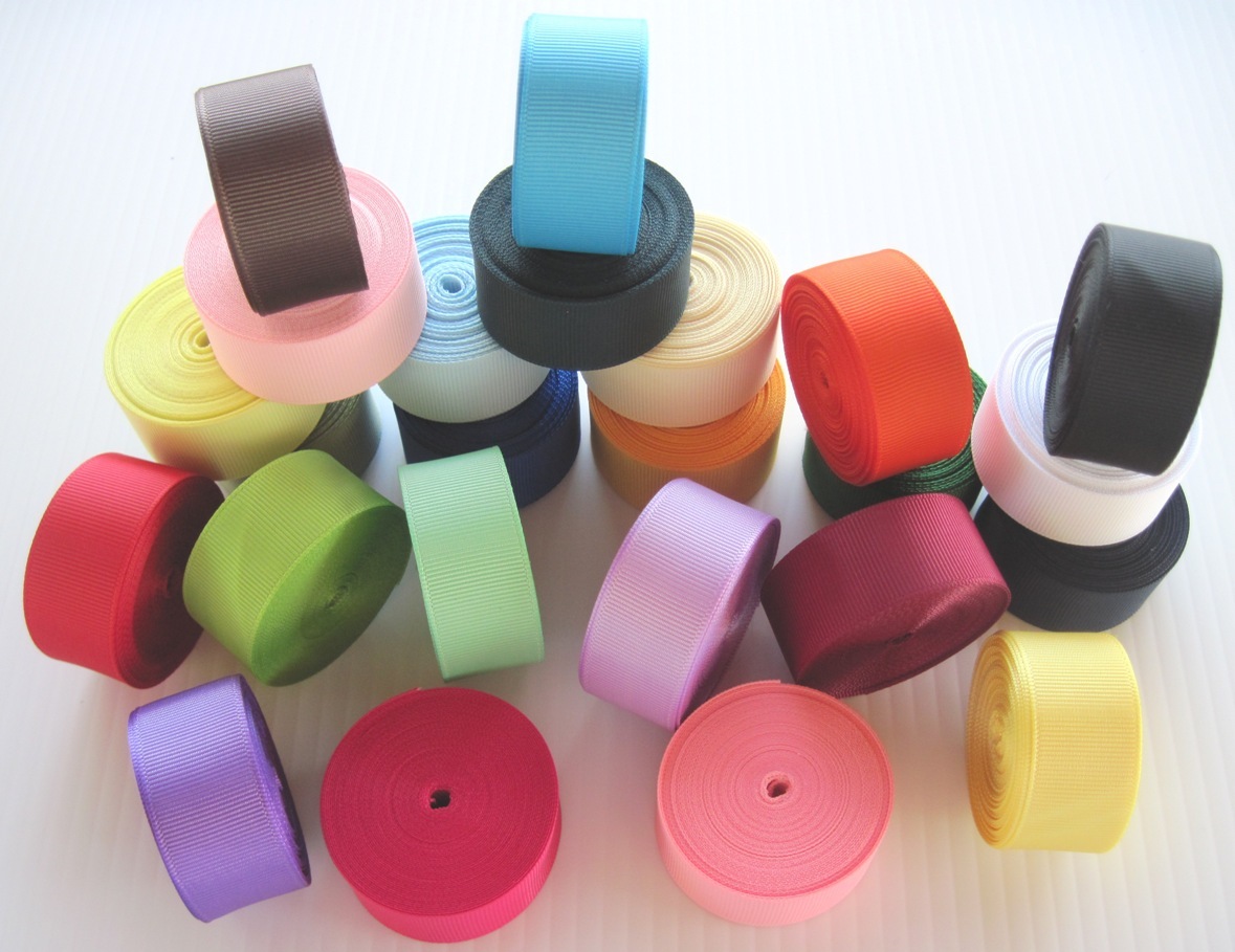 7/8″ Grosgrain Ribbon Solid Color U Pick Lot 5 Yards
