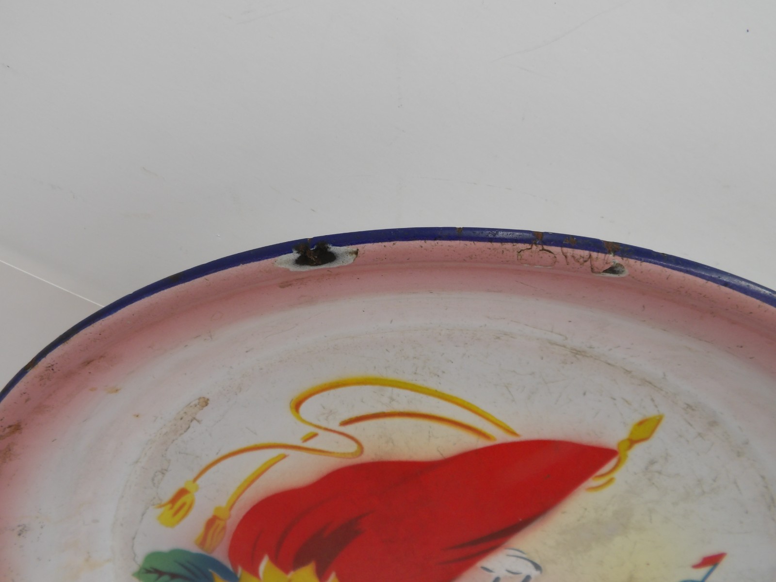 Chinese Cultural Revolution Tin Tray Lot A 11.5″