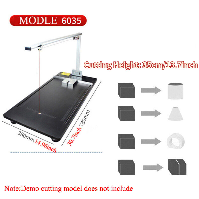 Electric Fit for Medium To High Density Materials Sponge Foam Hot Wire Cutter