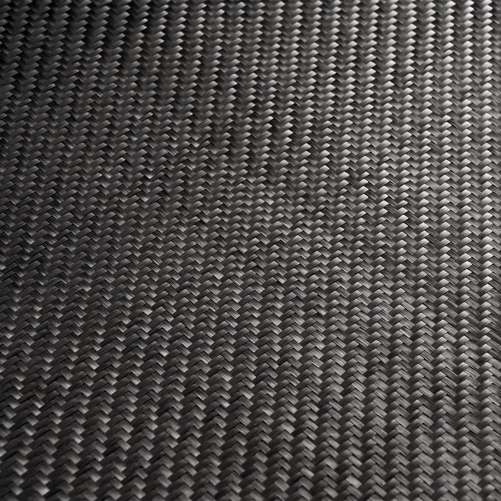 23.6″ – 118″ Real Carbon Fiber Fabric Cloth Roll 3k 200gsm 2×2 Twill Weave Black