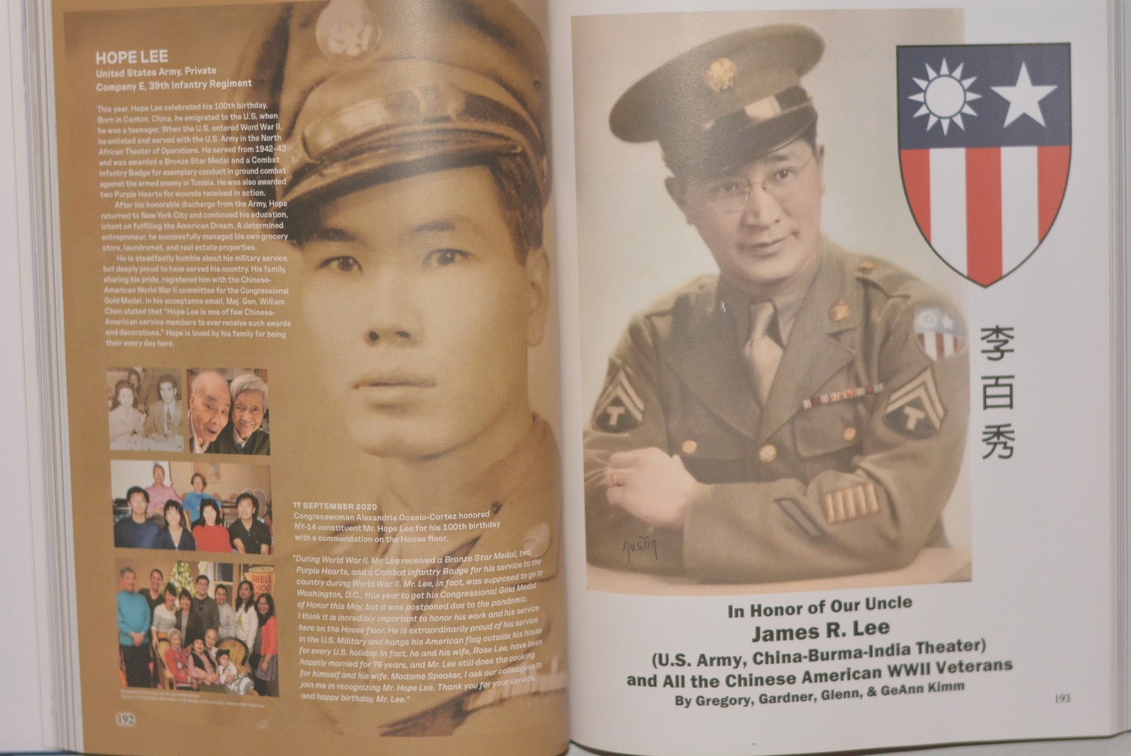 National Recognition for Commendable Patriotism & Honor: Chinese American Vol. 1