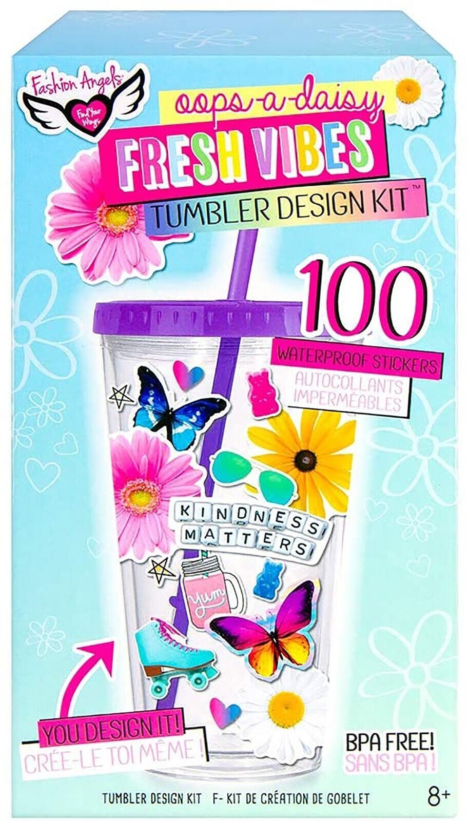Tumbler Design Kit BPA Free You Design Your Own Tumbler Great Gift Fresh Vibes