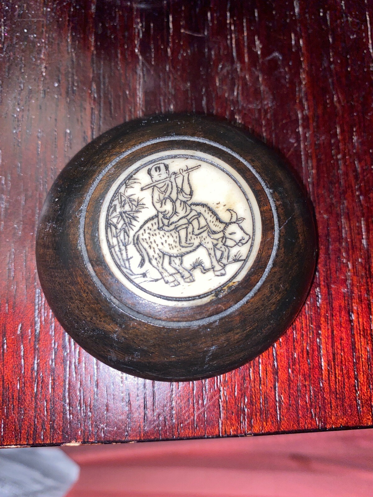 Vintage Wooden Japanese/ Chinese Compass