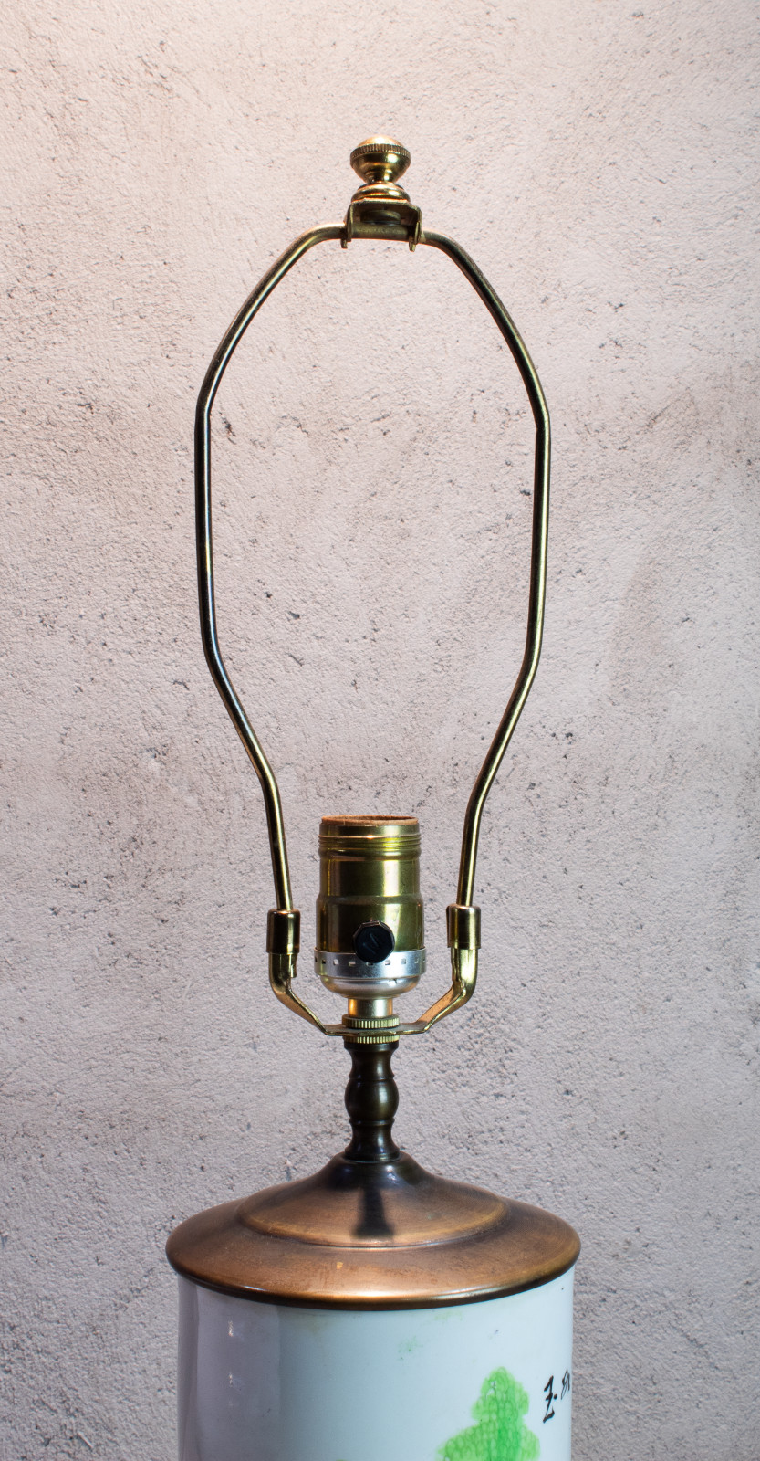 Vintage Chinese Porcelain Vase Lamp