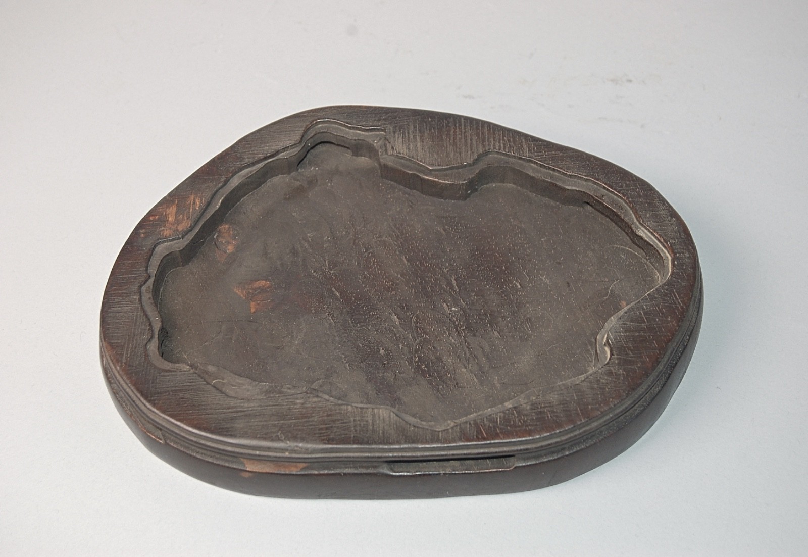 Burlwood domed incense burner, China/Asia