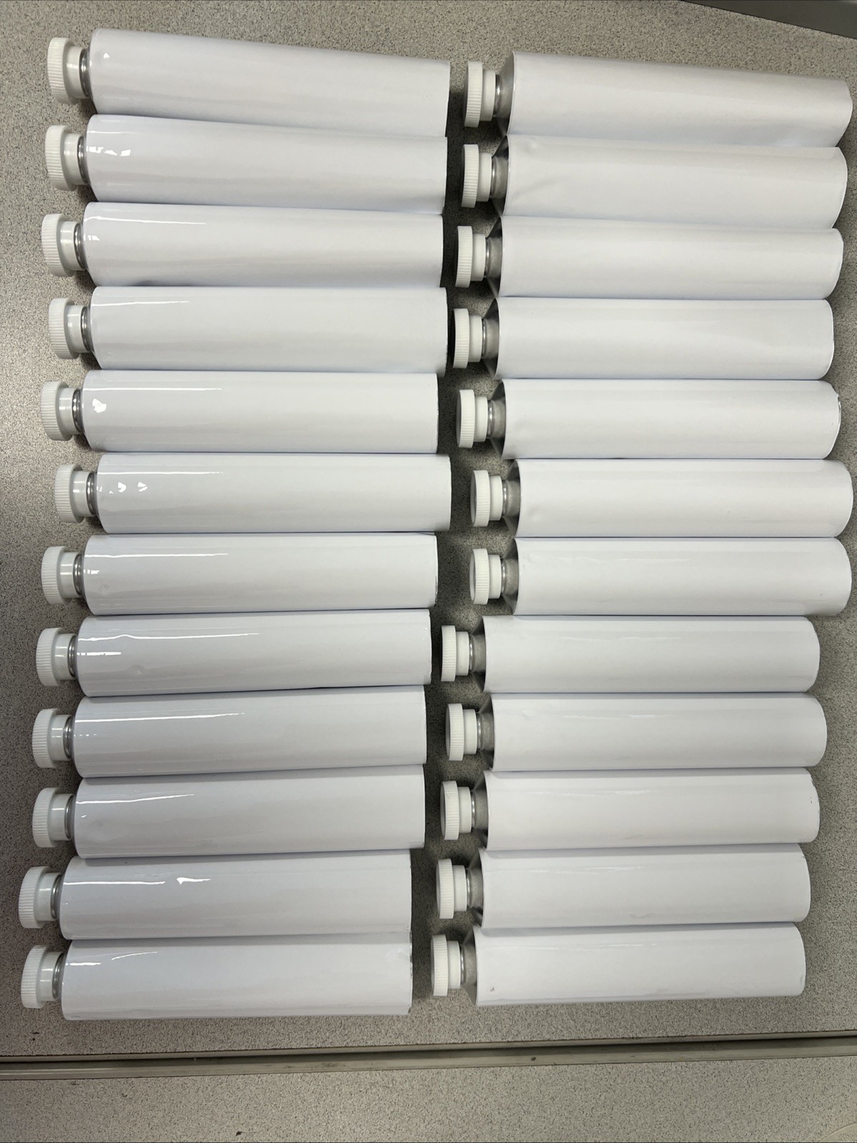 24 Empty Aluminum Paint Tubes 60ml DYI Toothpaste, Lotions, Paints, Travel Size